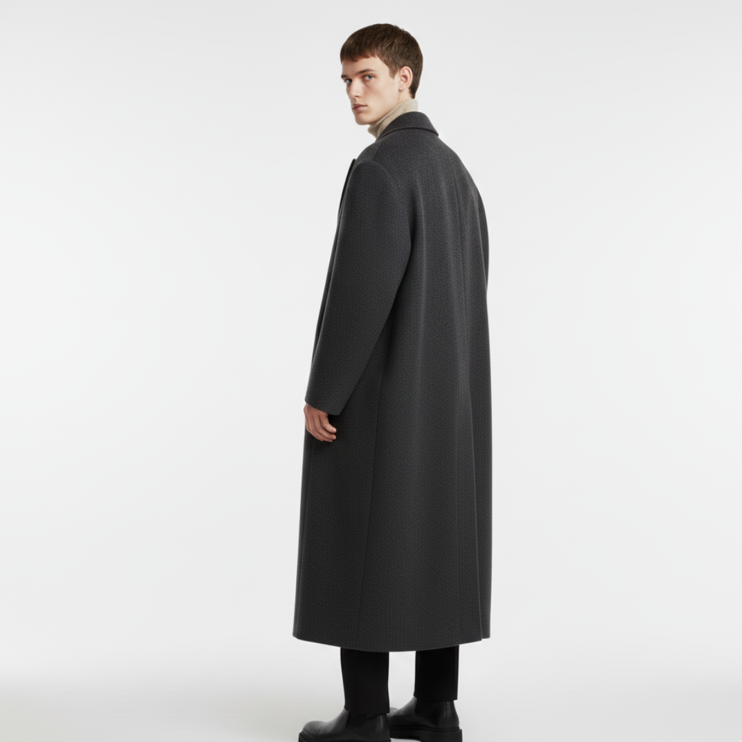 Winston | Men’s Classic Wool Long Overcoat