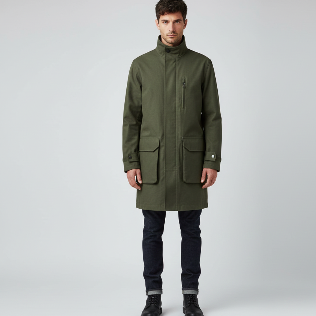 Hudson | Men’s Lightweight Long Casual Jacket