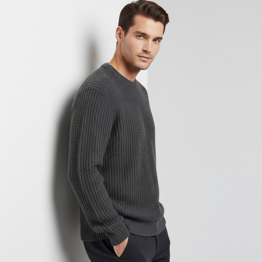 Thames | Men’s Classic Crewneck Knit Jumper