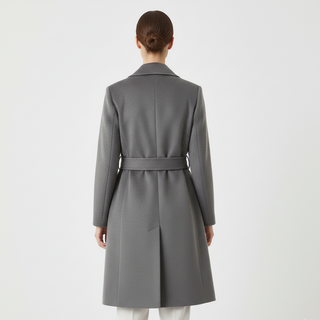 Eleanor | Women’s Classic Wrap-Style Long Coat