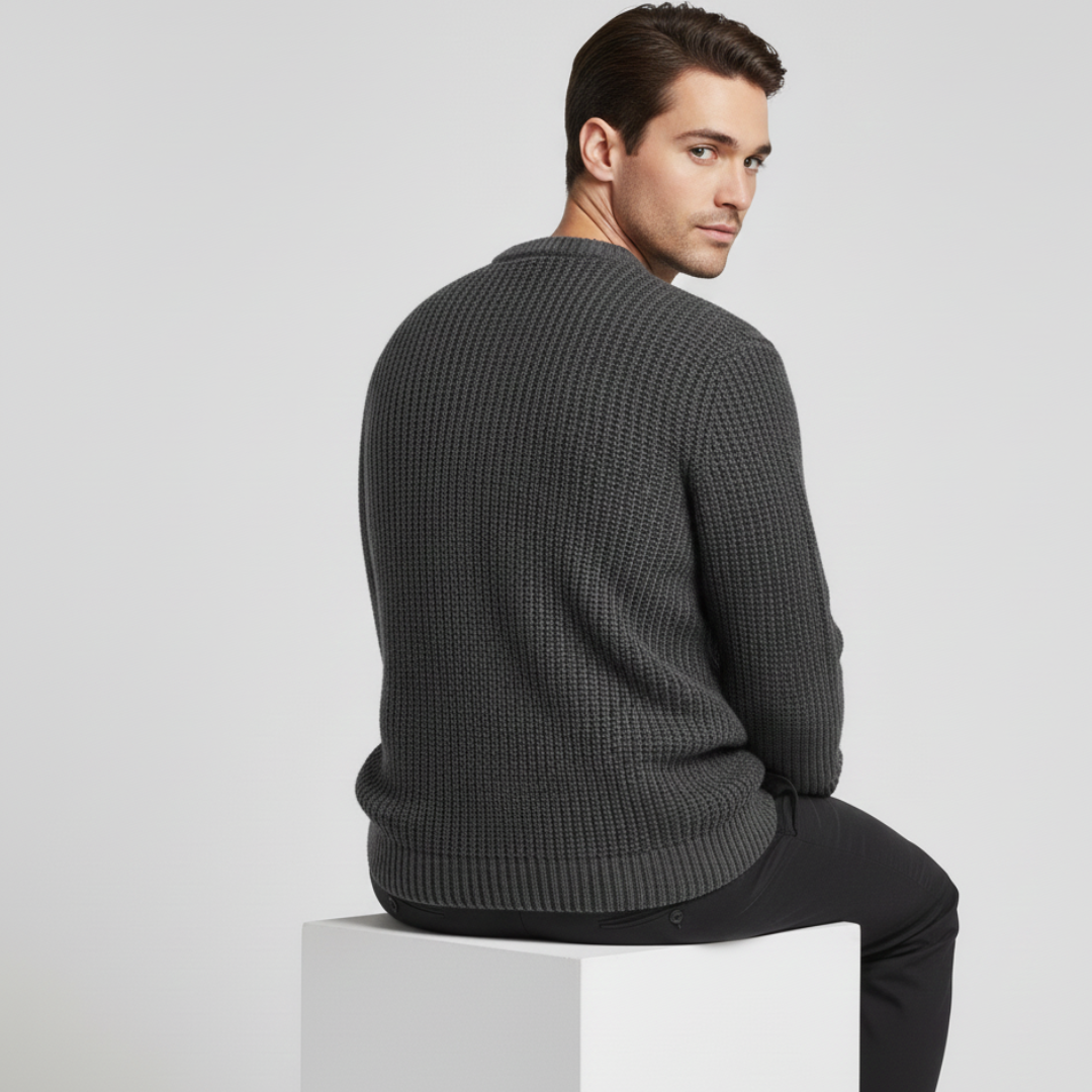 Thames | Men’s Classic Crewneck Knit Jumper